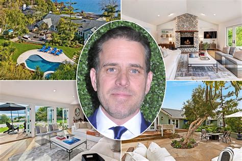 hunter biden waterslide|Inside Hunter Bidens $20K Malibu rental with art。